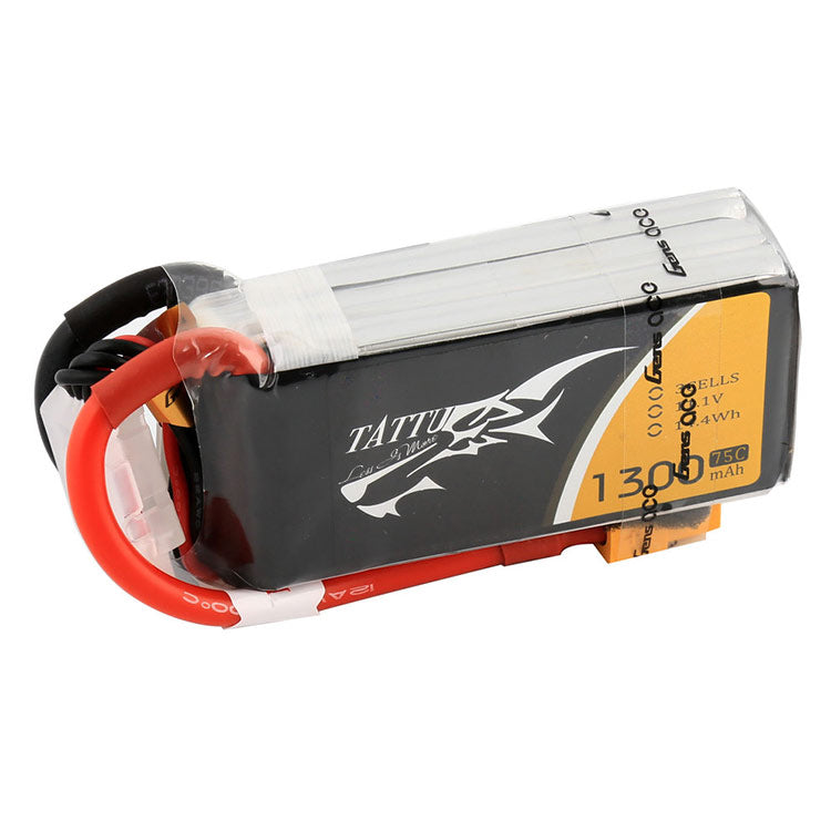 Tattu 1300mAh 3S 75C Lipo Battery Pack With XT60 Plug Tattu 1300mAh 3S 75C Lipo Battery Pack With XT60 Plug